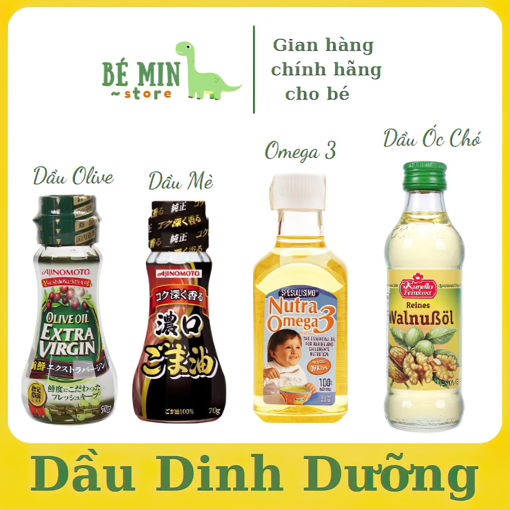 Dầu Dinh Dưỡng Ăn Dặm - Bổ Sung Dưỡng Chất Cho Bé Từ 6 Tháng
