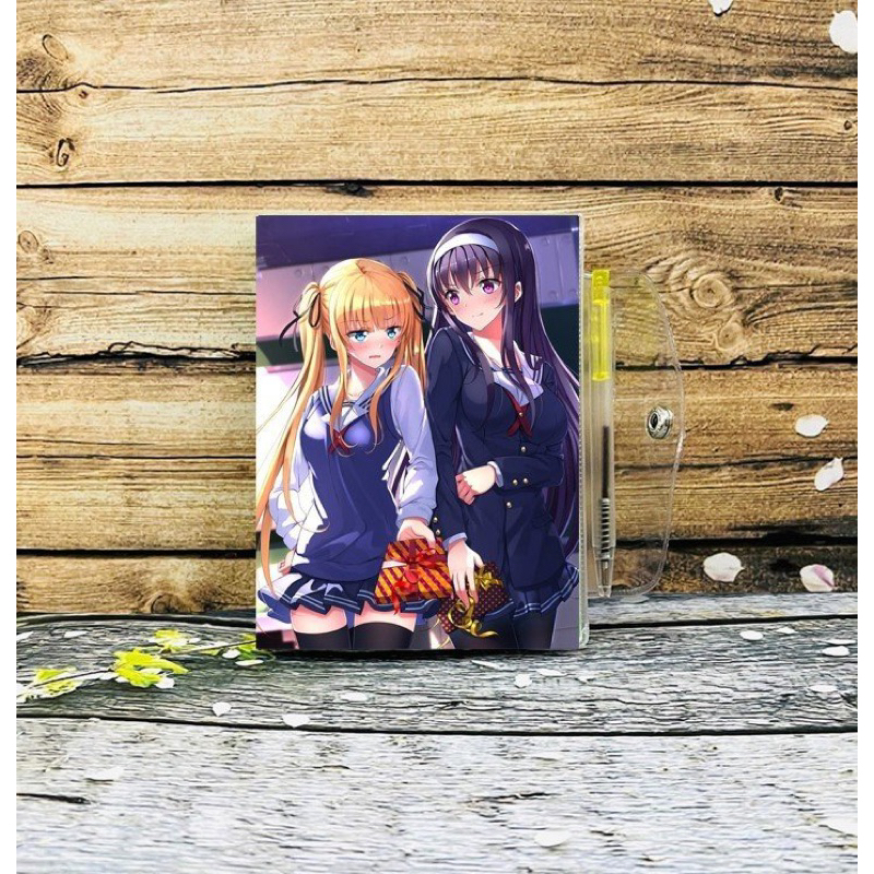 Sổ tay anime Saenai Heroine no Sodatekata Saekano tặng kèm bút / sổ viết hình Saekano Saenai Heroine no Sodatekata
