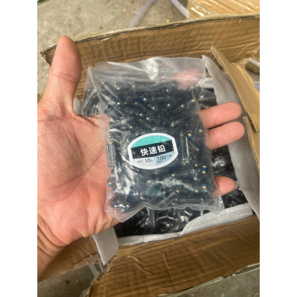 Chì câu cá săn hàng lõi kép, chì câu đài đơn tàng hình săn hàng lõi kép