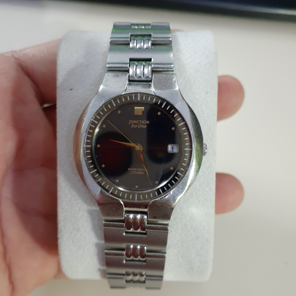 Đồng hồ nam Citizen Junction Eco-Drive năng lượng ánh sáng có lịch Second hand si Nhật