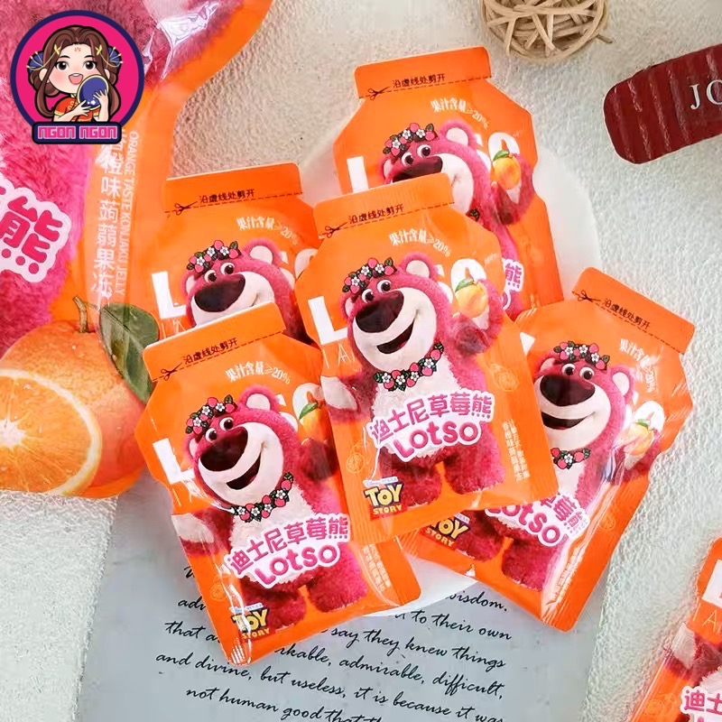 THẠCH TRÁI CÂY GẤU DÂU LOTSO
