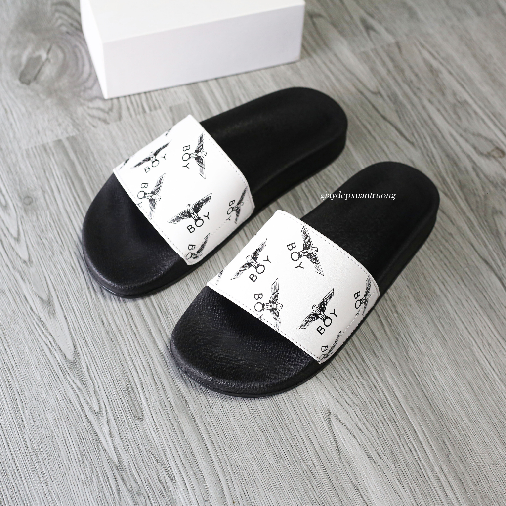 ⚡Hàng LOẠI 1⚡Dép nam quai ngang cao cấp - Dép B O Y  phong cách thời thượng