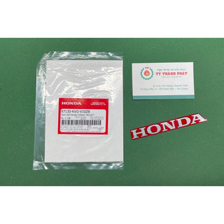 Tem Honda bửng AB 08 Đỏ ( chử Honda Xi nền Đỏ 110mm ) ( 1 Miếng )