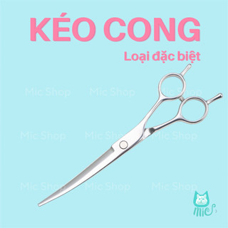 Kéo cong cắt tỉa lông chó mèo