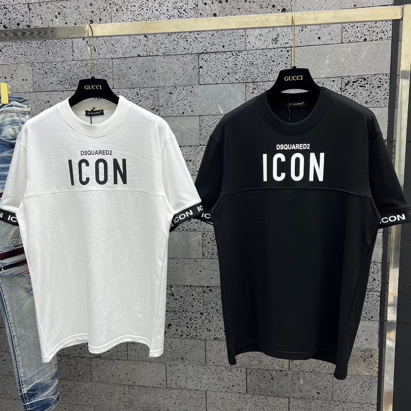 Áo thun Phiên bản dệt bo tay i_con Neww 2023 Độ hoàn thiện cao