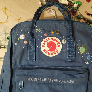 Balo Kanken Unisex Size Classic Đi Học Thêu Vũ Trụ (Hàng Sẵn)