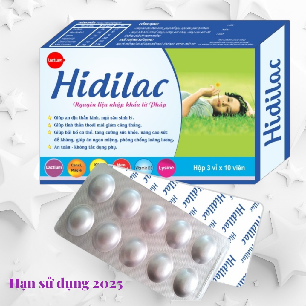 Thực phẩm chức năng Hidilac viên (Hạn dùng 7/2025)