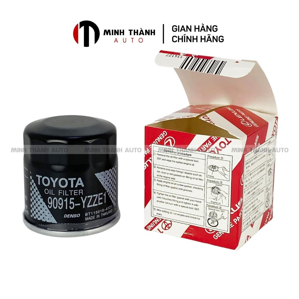 Lọc nhớt động cơ, lọc dầu xe Vios, Wigo, Yaris, Rush, Camry, Altis, Corolla Cross, Avanza mã 90915YZZE1 MINH THÀNH AUTO