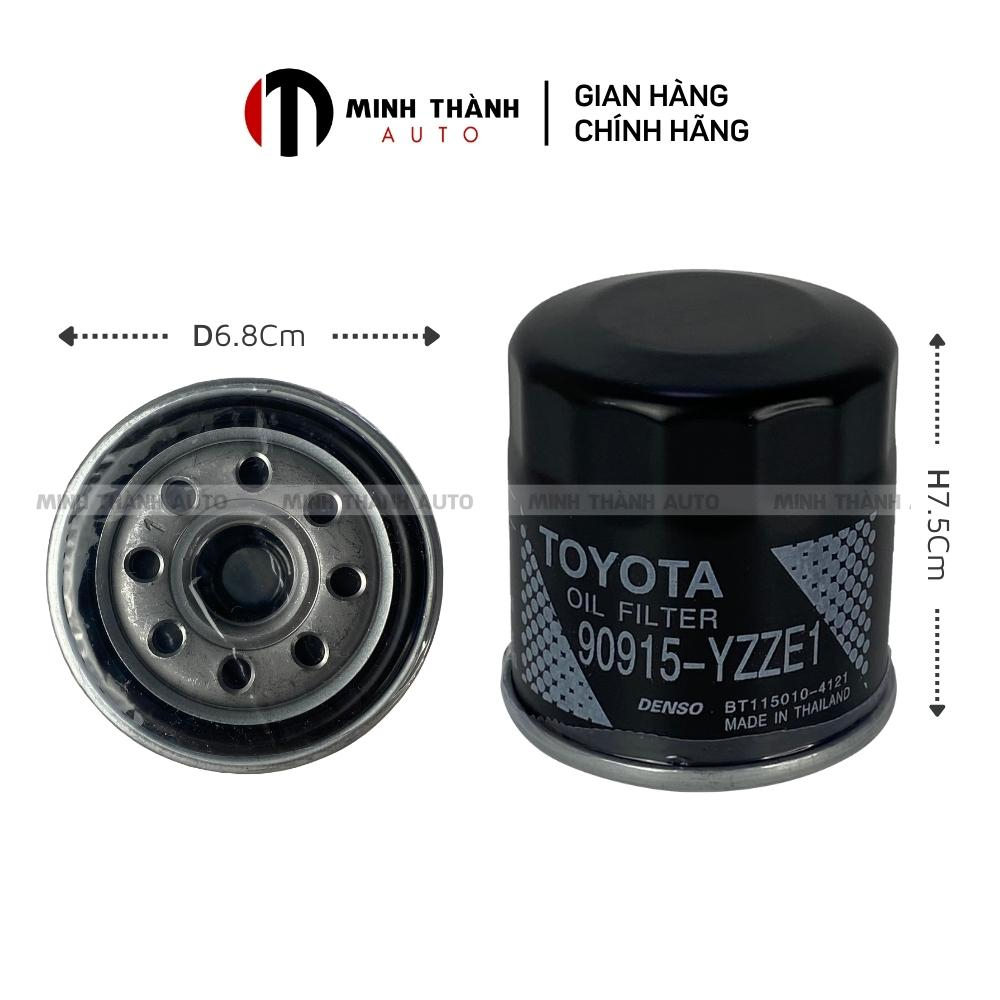 Lọc nhớt động cơ, lọc dầu xe Vios, Wigo, Yaris, Rush, Camry, Altis, Corolla Cross, Avanza mã 90915YZZE1 MINH THÀNH AUTO