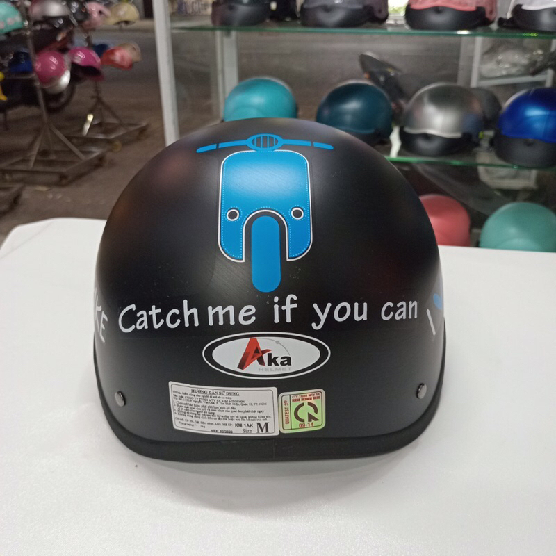 MŨ BẢO HIỂM NỬA ĐẦU HÌNH VESPA FORM LỚN