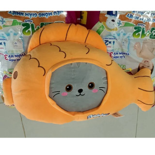 Thú bông hình cá mặt mèo