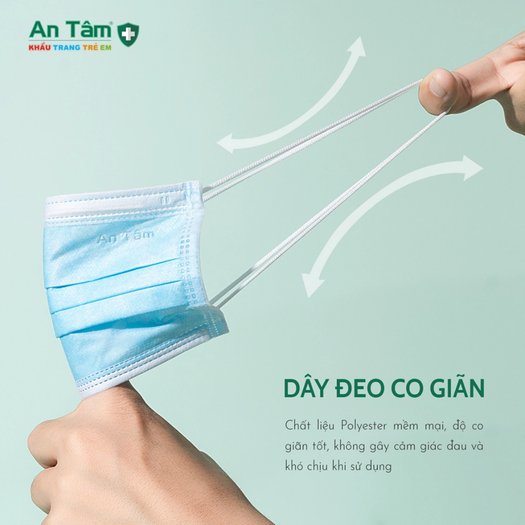 Khẩu trang cho bé y tế An Tâm - Hộp 50 cái