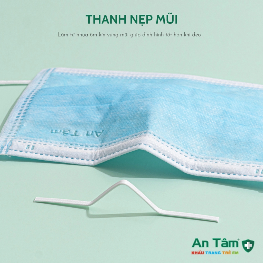 Khẩu trang cho bé y tế An Tâm - Hộp 50 cái