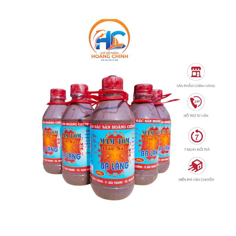 mắm tôm đặc biệt Ba Làng (Hoàng chính)