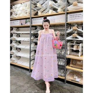 ĐẦM MAXI HOA HAI DÂY