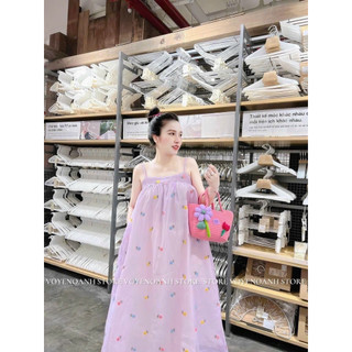 ĐẦM MAXI HOA HAI DÂY