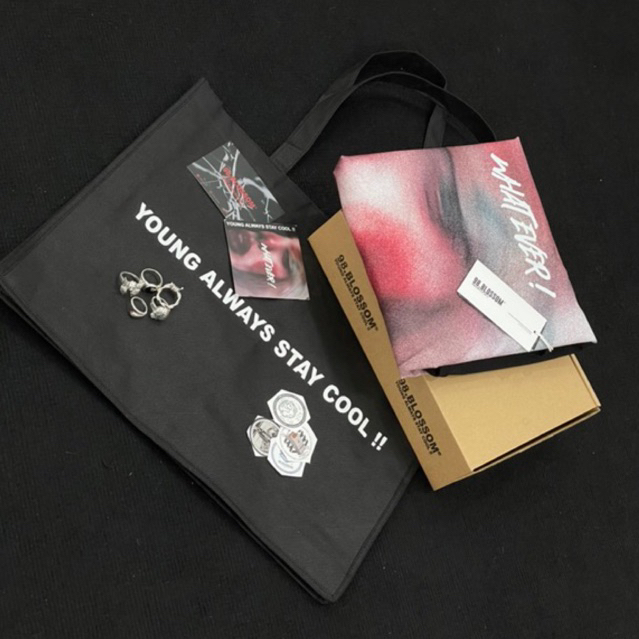 Túi tote vải không dệt Localbrand 98.Blossom  "YOUNG ALWAYS STAY COOL !!"