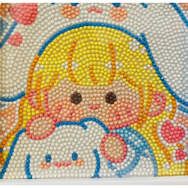 Tranh đính đá size 20cm căng khung