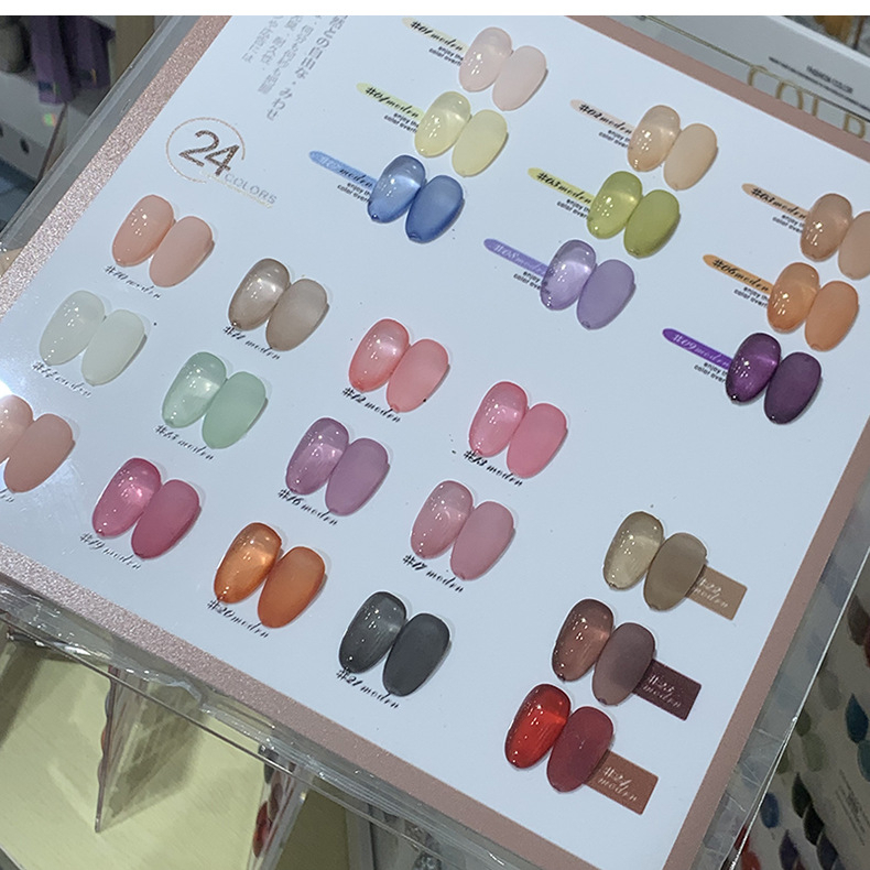 Sơn gel Very Good Nail thạch 24 màu tặng bảng màu - Phụ kiện nail chuyên nghiệp giá rẻ