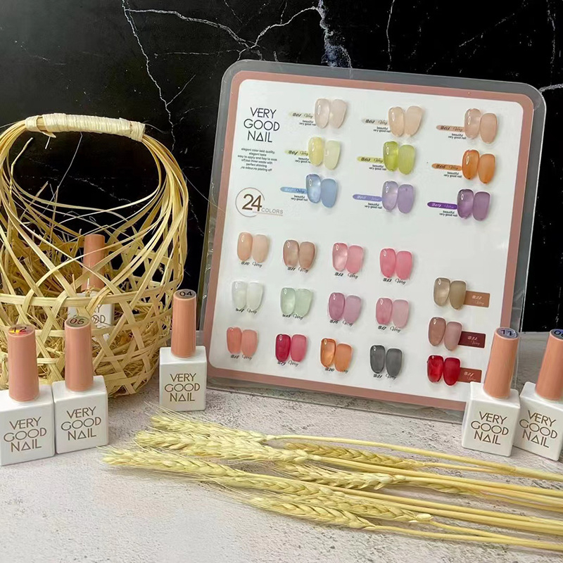 Sơn gel Very Good Nail thạch 24 màu tặng bảng màu - Phụ kiện nail chuyên nghiệp giá rẻ