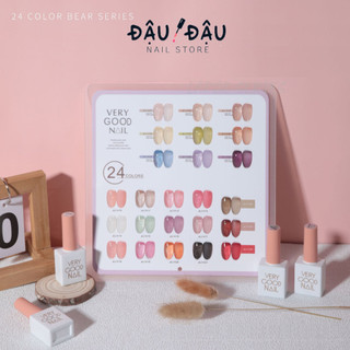 Sơn gel Very Good Nail thạch 24 màu tặng bảng màu