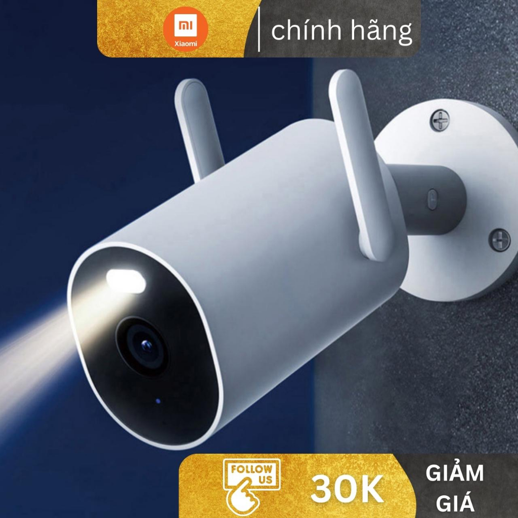 Mới nhất. 2022. Máy ảnh ngoài trời Xiaomi AW300. Độ phân giải cao 2K. Phát hiện chuyển động. Camera quan sát.