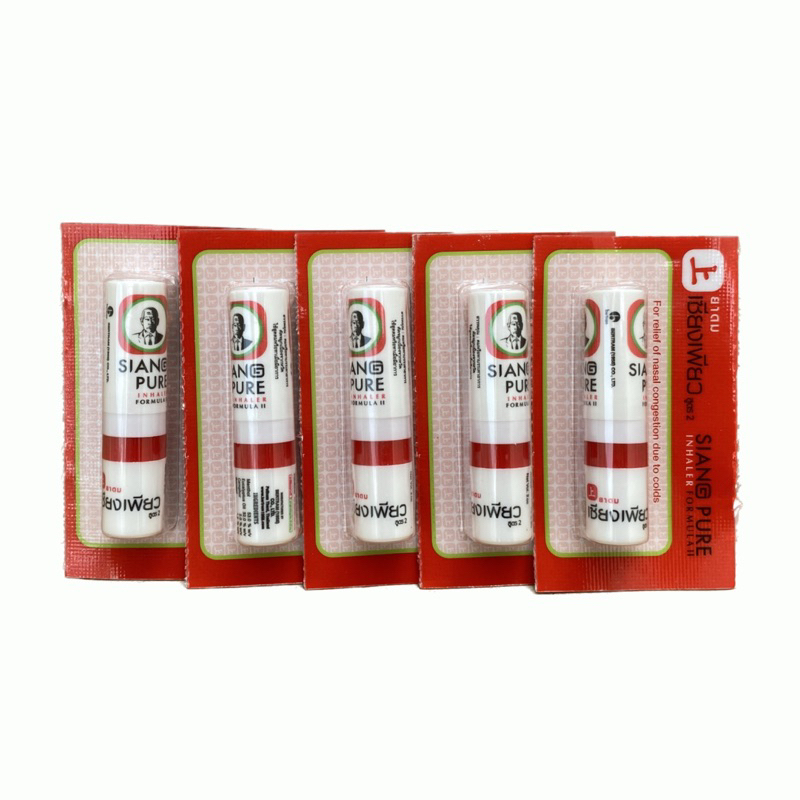 Ống hít thông mũi Ông Già Siang Pure 2 đầu Thái Lan