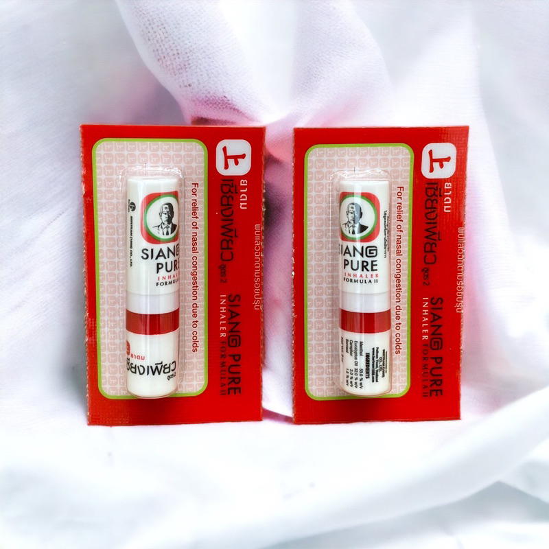 Ống hít thông mũi Ông Già Siang Pure 2 đầu Thái Lan