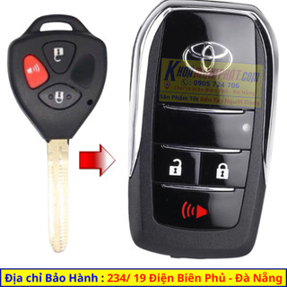 Vỏ Chìa Khoá Độ Gập xe Toyota Camry, Innova, Fortuner, Vios, Corolla Altis, Yaris V702