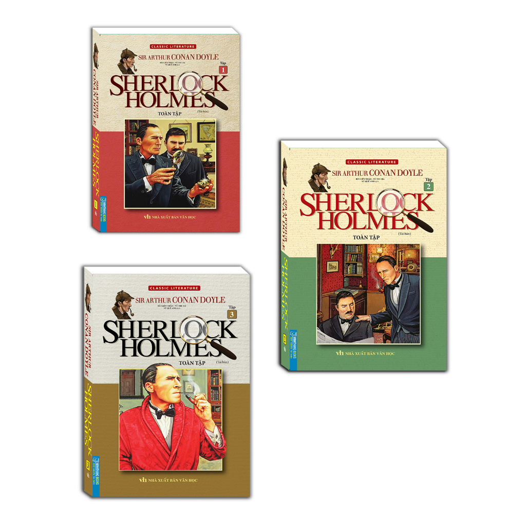 Sách - (Trọn Bộ 3 cuốn) Sherlock Holmes Toàn Tập - Bìa mềm