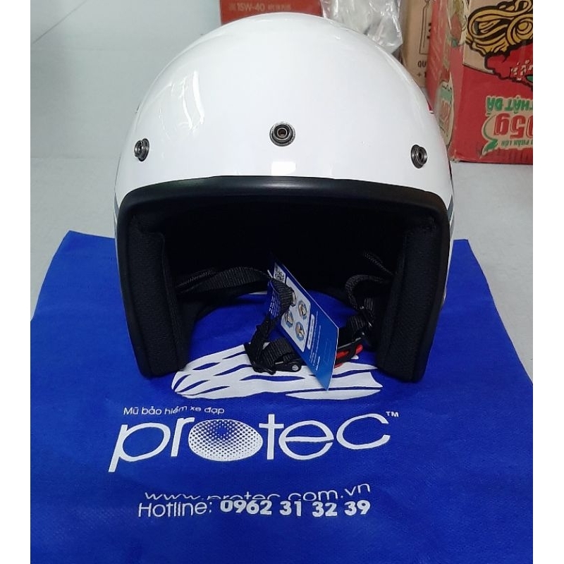 Nón bảo hiểm Protec ôm 3/4 đầu (Quà tặng Heineken)