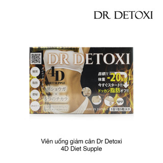 Viên uống giảm cân thải độc dr detoxi 4d nhật bản
