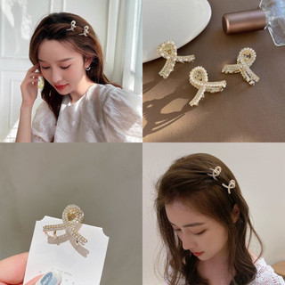 Kẹp tóc kim loại mini đính đá nhiều kiểu/ Kẹp càng cua nhỏ