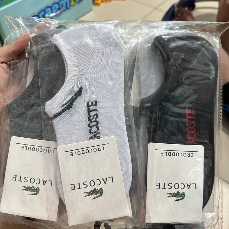 Sỉ 10 đôi tất lười Cá Sấu chất đẹp, tất lacoste