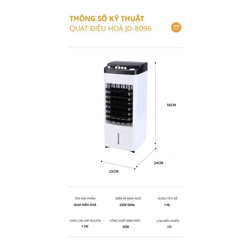 Quạt Điều Hoà Chính Hãng Kaisa Villa JD-8096