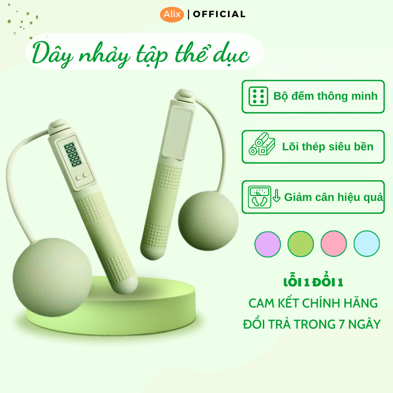Dây Nhảy Tập Thể Dục Alix Giúp Luyện Tập Tại Nhà