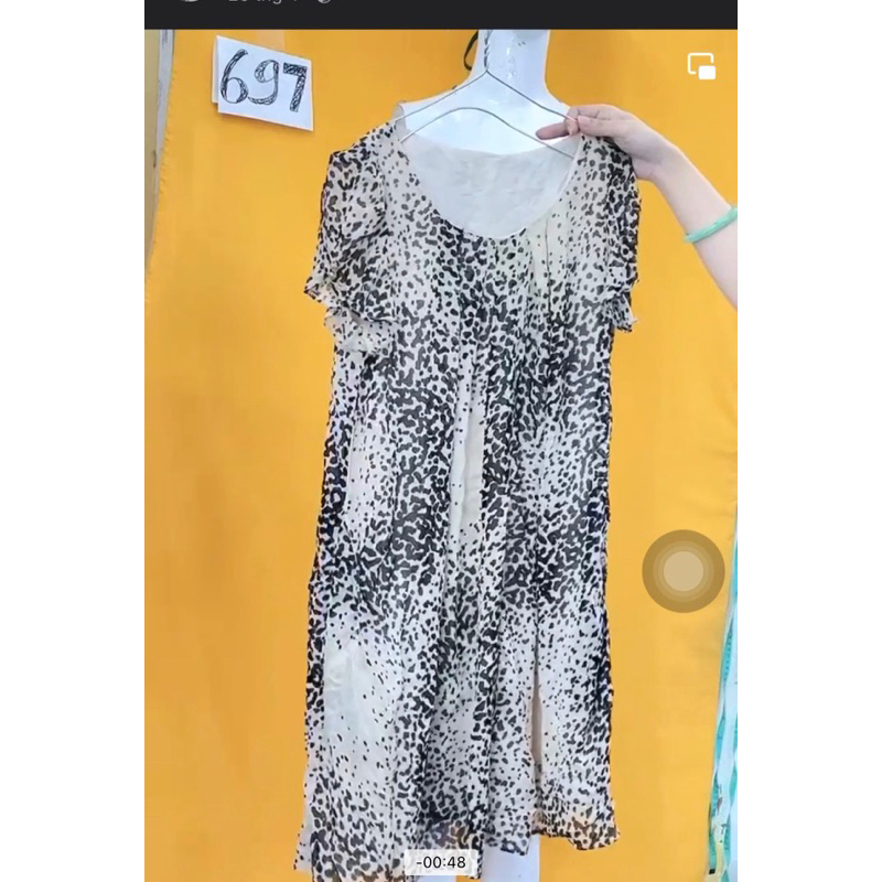đầm voan suông size M/L.S697