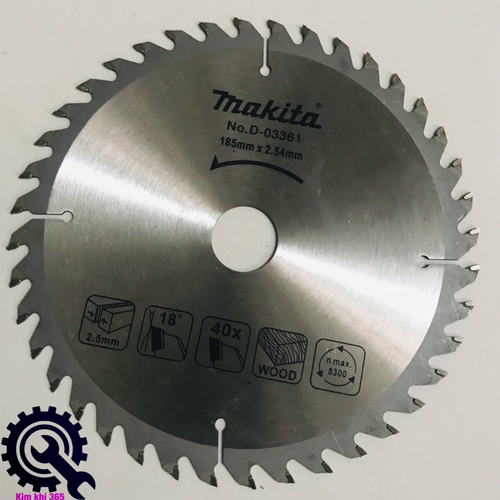 Lưỡi cưa, cắt gỗ makita 180mm