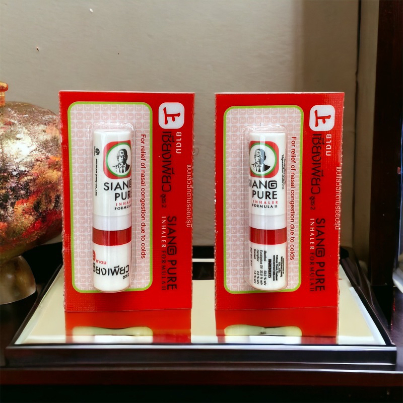 Ống hít thông mũi Ông Già Siang Pure 2 đầu Thái Lan