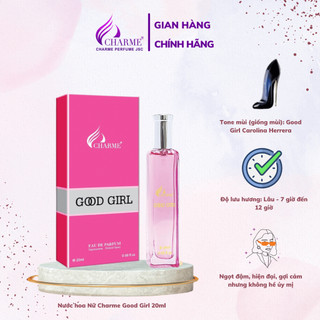 Nước hoa Nữ Charme Good Girl 20ml, thơm lâu, ngọt ngào, sang trọng