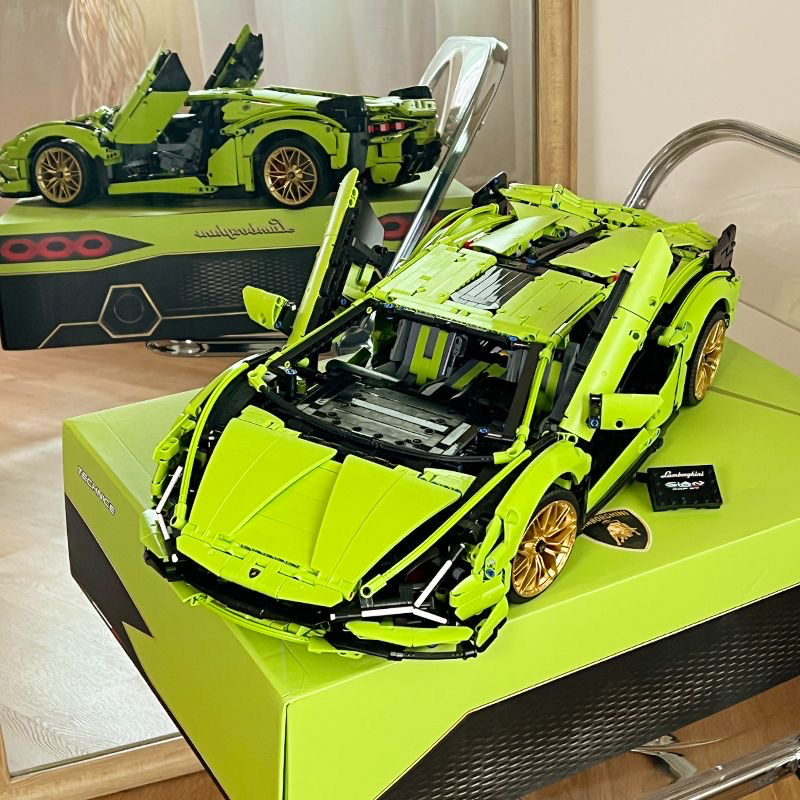 Đồ Chơi Lắp Ráp Kiểu Mô Hình Siêu Xe Lamborghini Sian SY8600