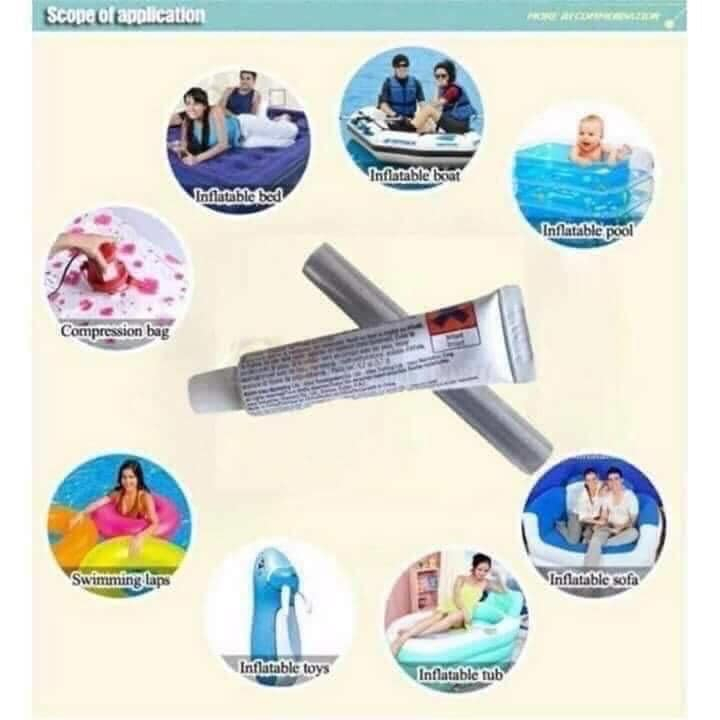 Keo Dán Miếng Vá Phao Bơi , Bể Bơi, Đệm Hơi, Ghế Hơi Tiện Dụng