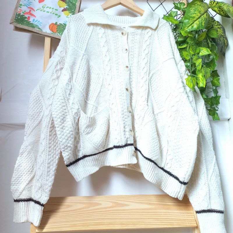 Áo khoác len - Cardigan tone sáng (chọn mẫu)