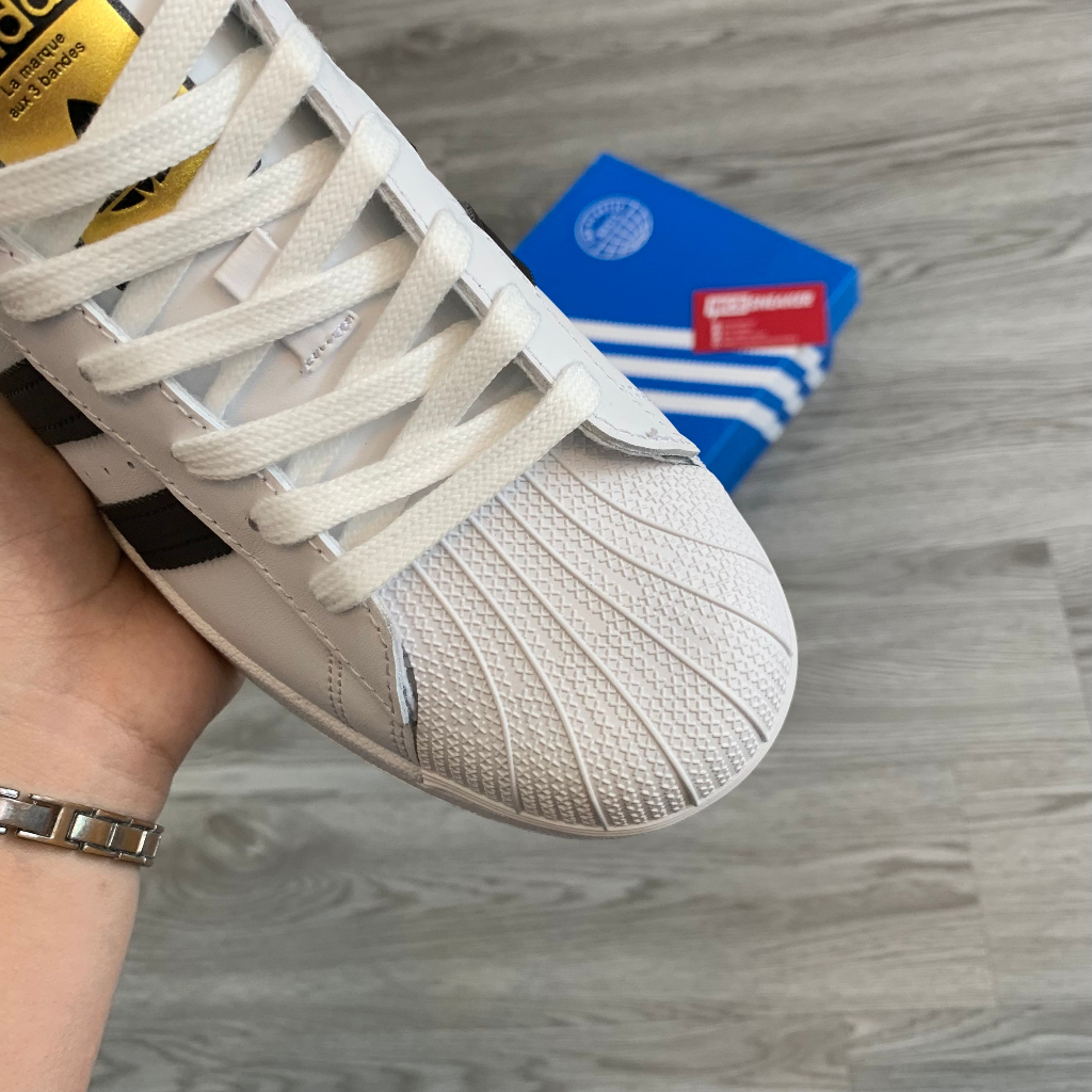 Giày Adidas Superstar White Black - Giày Thể Thao Adidas Sò Đen Trắng Full Box - NICE SNEAKER | Chất lượng siêu cấp