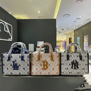 Túi Xách MLB NY Basic Big Logo Canvas Bucket Bag Full Box