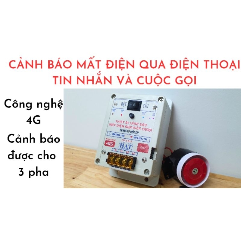 Thiết bị báo MẤT ĐIỆN 3 PHA qua điện thoại bằng TIN NHẮN & CUỘC GỌI