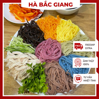 Mì gạo chũ ngũ sắc lục ngạn bắc giang - mì gạo chũ rau củ ăn kiêng giảm cân 5 màu