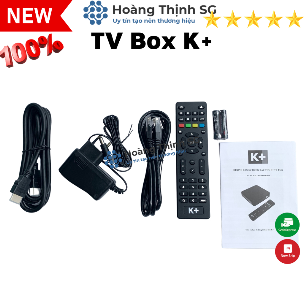 Tv box K+ xem qua wifi, internet không cần lắp đặt, tặng 2 tháng thuê bao K+ Premium+ xem full kênh