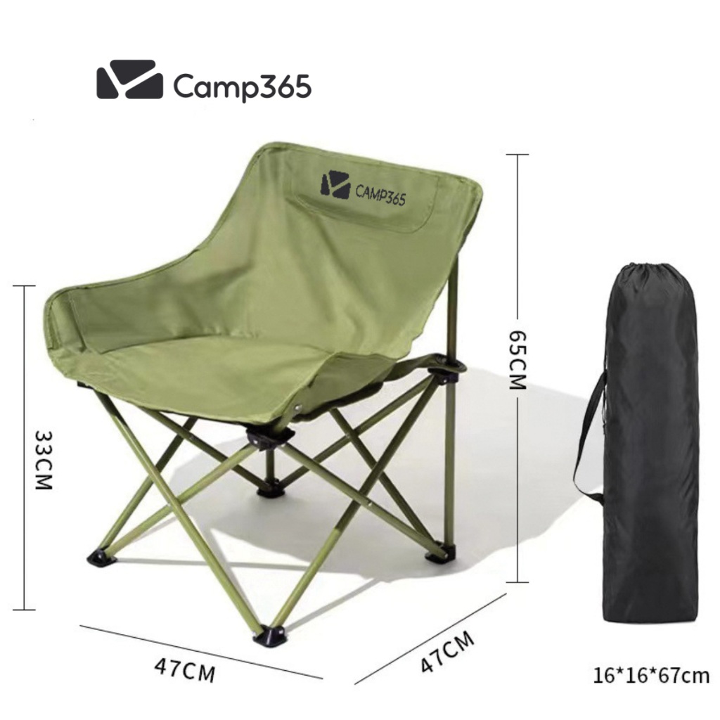 Ghế Mặt Trăng CAMP365, new 2023,Ghế xếp dã ngoại xả stress,camping, cắm trại Camping