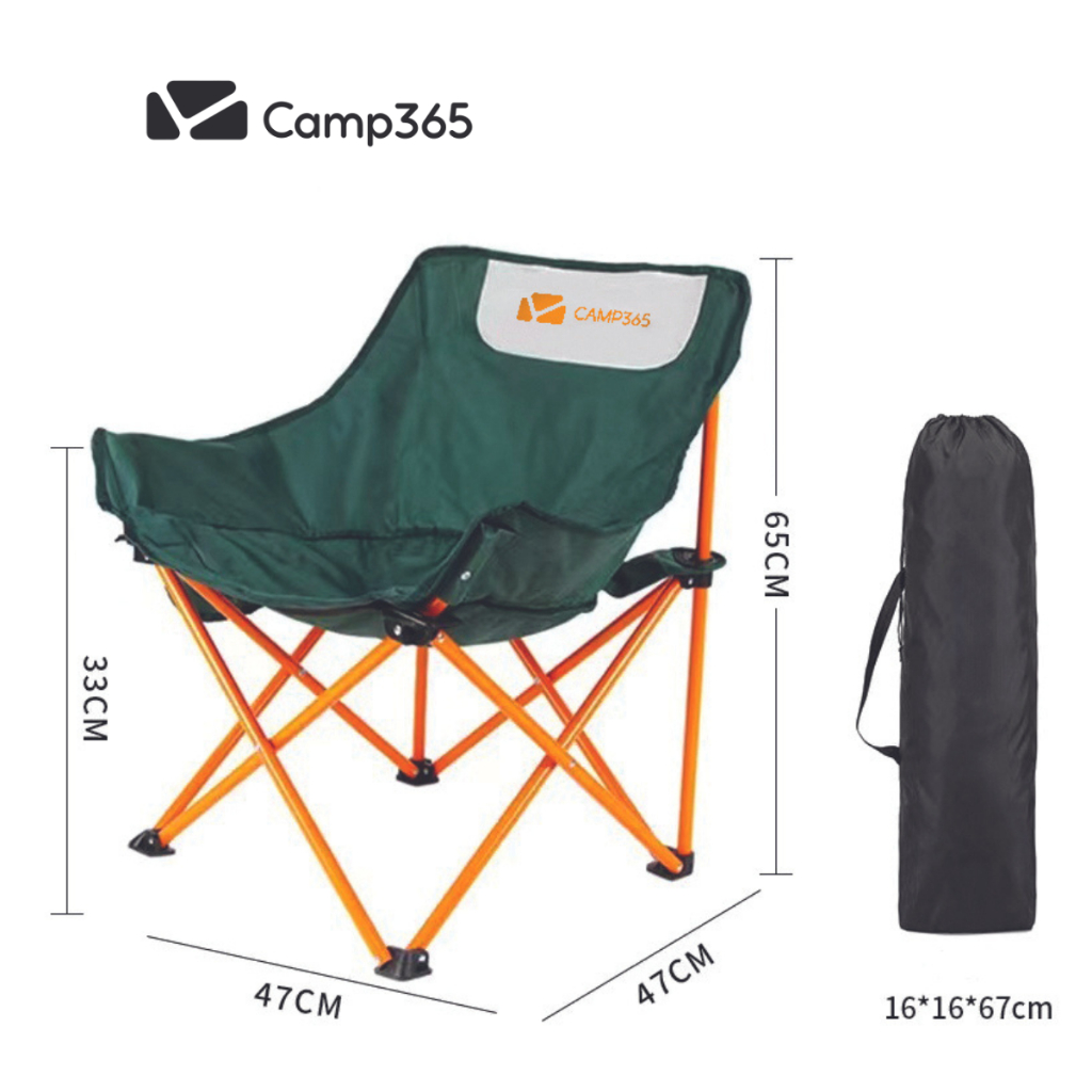 Ghế Mặt Trăng CAMP365, new 2023,Ghế xếp dã ngoại xả stress,camping, cắm trại Camping